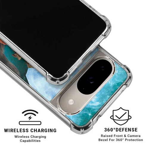 Marvel Rocket and Baby Groot Cosmic Bond Google Pixel 10 Clear Case
